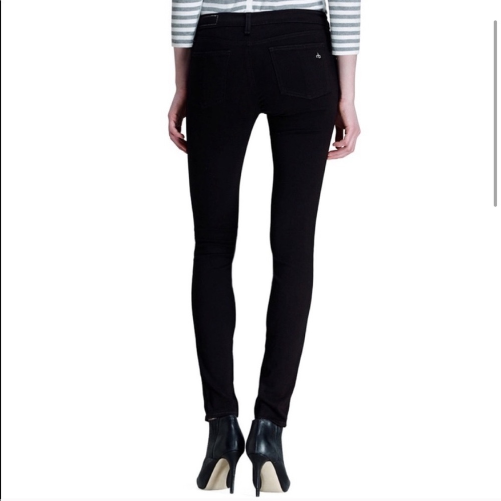 Rag & Bone “Legging” Black Skinny Jeans Size 25
